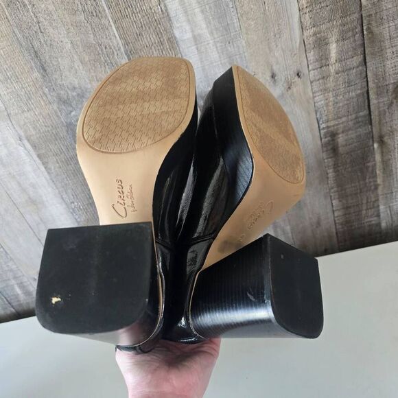 Circus NY by Sam Edelman Stace Flare Heel Platform Chelsea Boots 9M - Picture 5 of 6